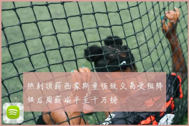 热刺顶薪西蒙斯重伤致交易受阻降级后周薪减半至十万镑